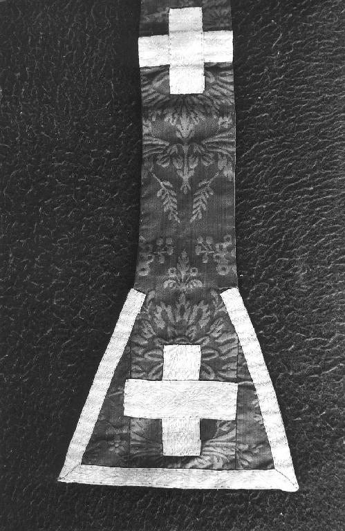 motivi decorativi floreali (manipolo, opera isolata) - manifattura ligure (sec. XIX)