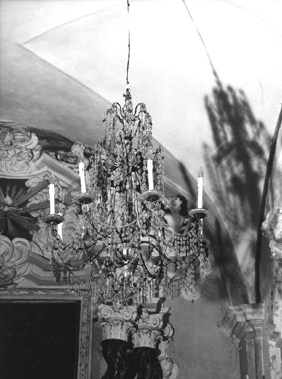 lampadario, coppia - PRODUZIONE LIGURE (primo quarto sec. XX)