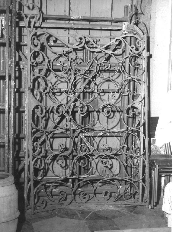 cancellata, opera isolata - PRODUZIONE LIGURE (terzo quarto sec. XVIII)