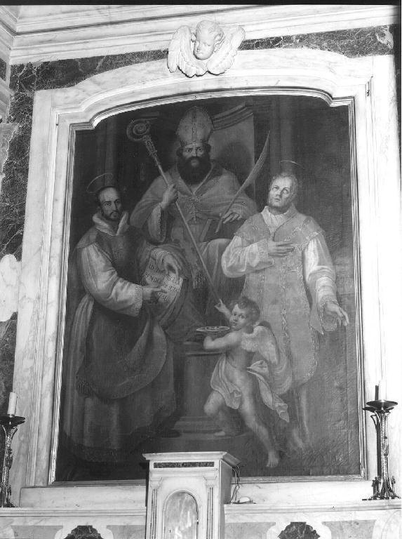 Santi (dipinto, opera isolata) di Isola Giuseppe (sec. XIX)