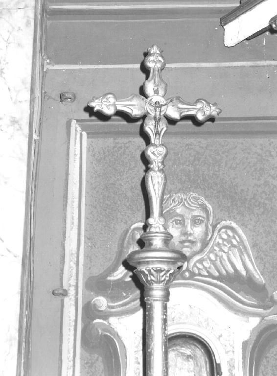croce processionale, opera isolata - bottega genovese (seconda metà sec. XIX)