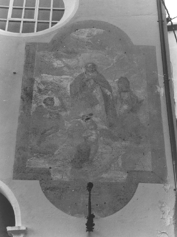 Sant'Erasmo in gloria (dipinto, opera isolata) - ambito ligure (sec. XVIII)