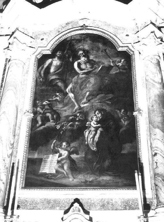 Santi (dipinto, elemento d'insieme) - ambito genovese (inizio sec. XVIII)