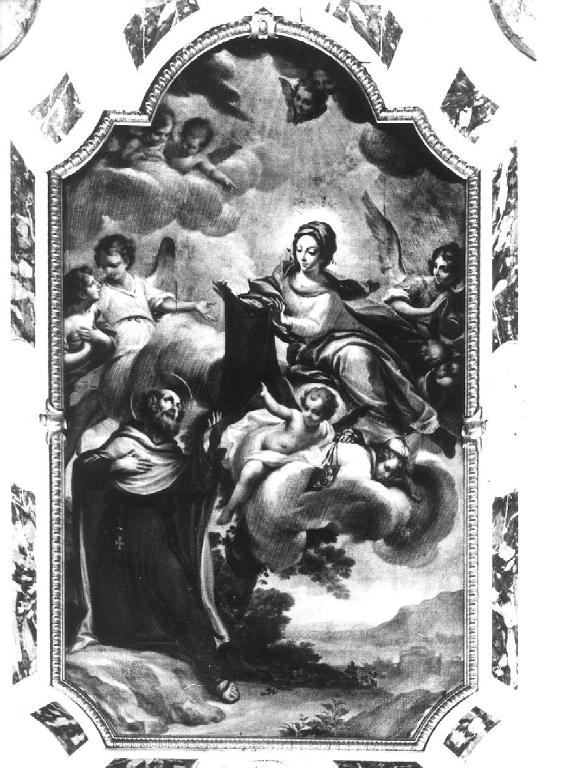 Madonna del Carmelo (dipinto, elemento d'insieme) di Ratti Giovanni Agostino (sec. XVIII)