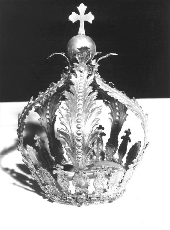 corona, opera isolata - bottega genovese (seconda metà sec. XIX)