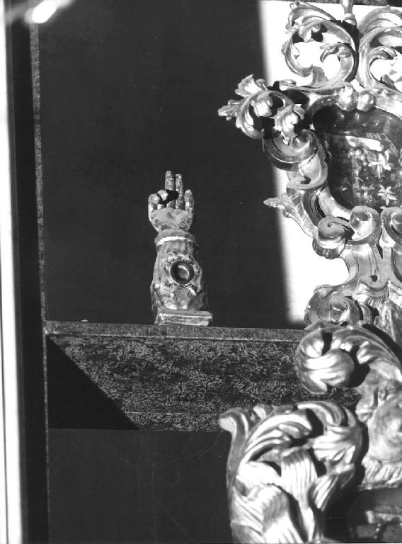 reliquiario, opera isolata - bottega genovese (seconda metà sec. XVIII)