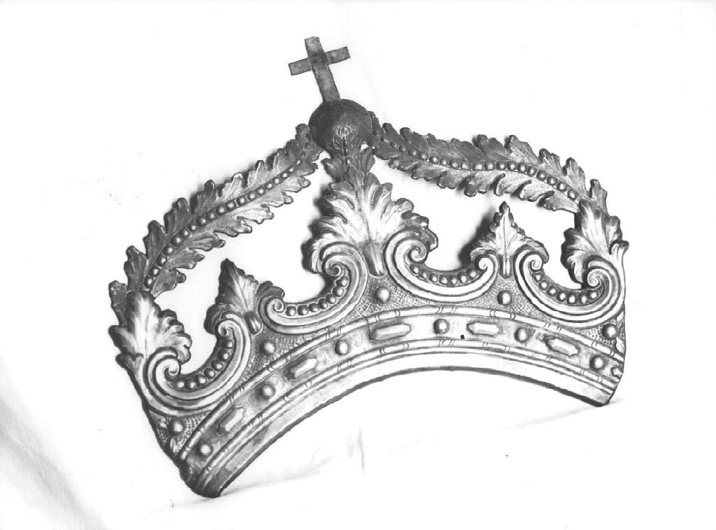 corona da dipinto, opera isolata - bottega genovese (sec. XIX)