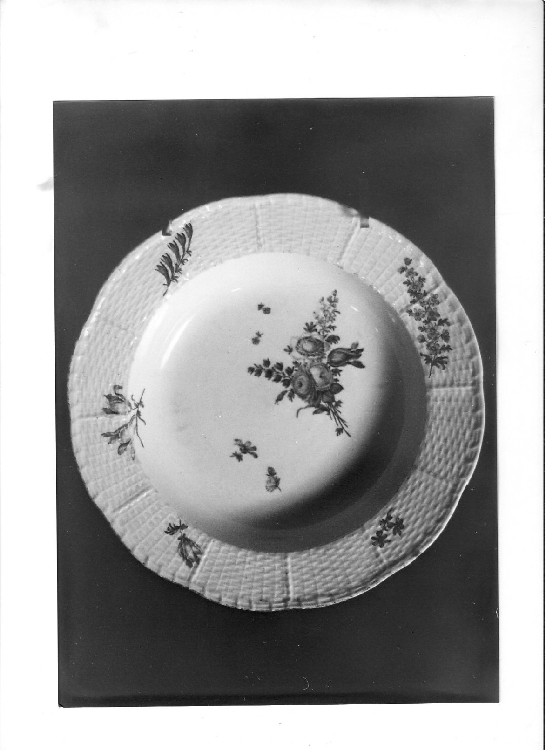 piatto fondo, coppia - manifattura di Meissen (terzo quarto sec. XVIII)