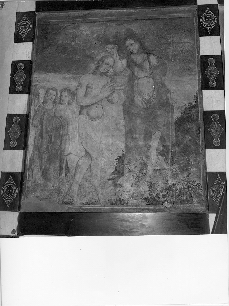 battesimo di Cristo (dipinto, opera isolata) - ambito genovese (sec. XVI)