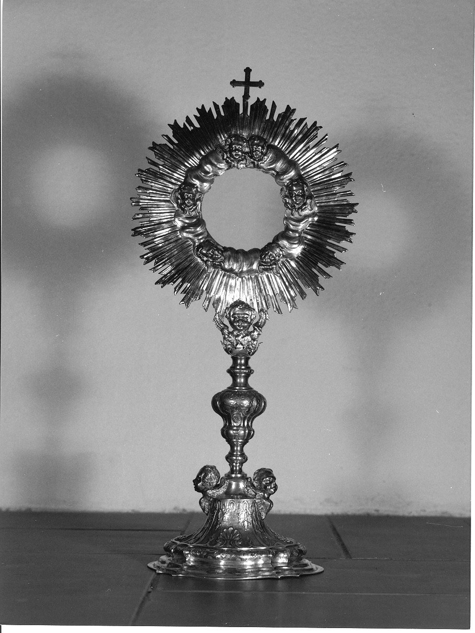 ostensorio - a raggiera, opera isolata - PRODUZIONE GENOVESE (seconda metà sec. XVIII)