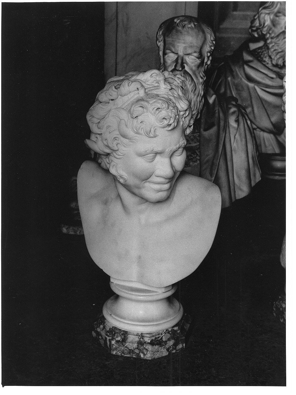 Satiro (busto, opera isolata) di Varni Santo (XIX)