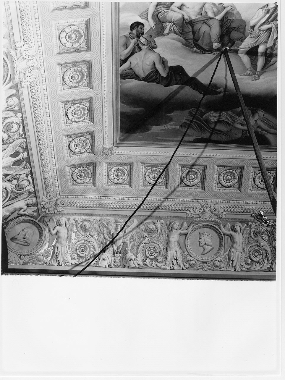 Ornati a finto stucco (decorazione plastica, opera isolata) di Canzio Michele (metà XIX)