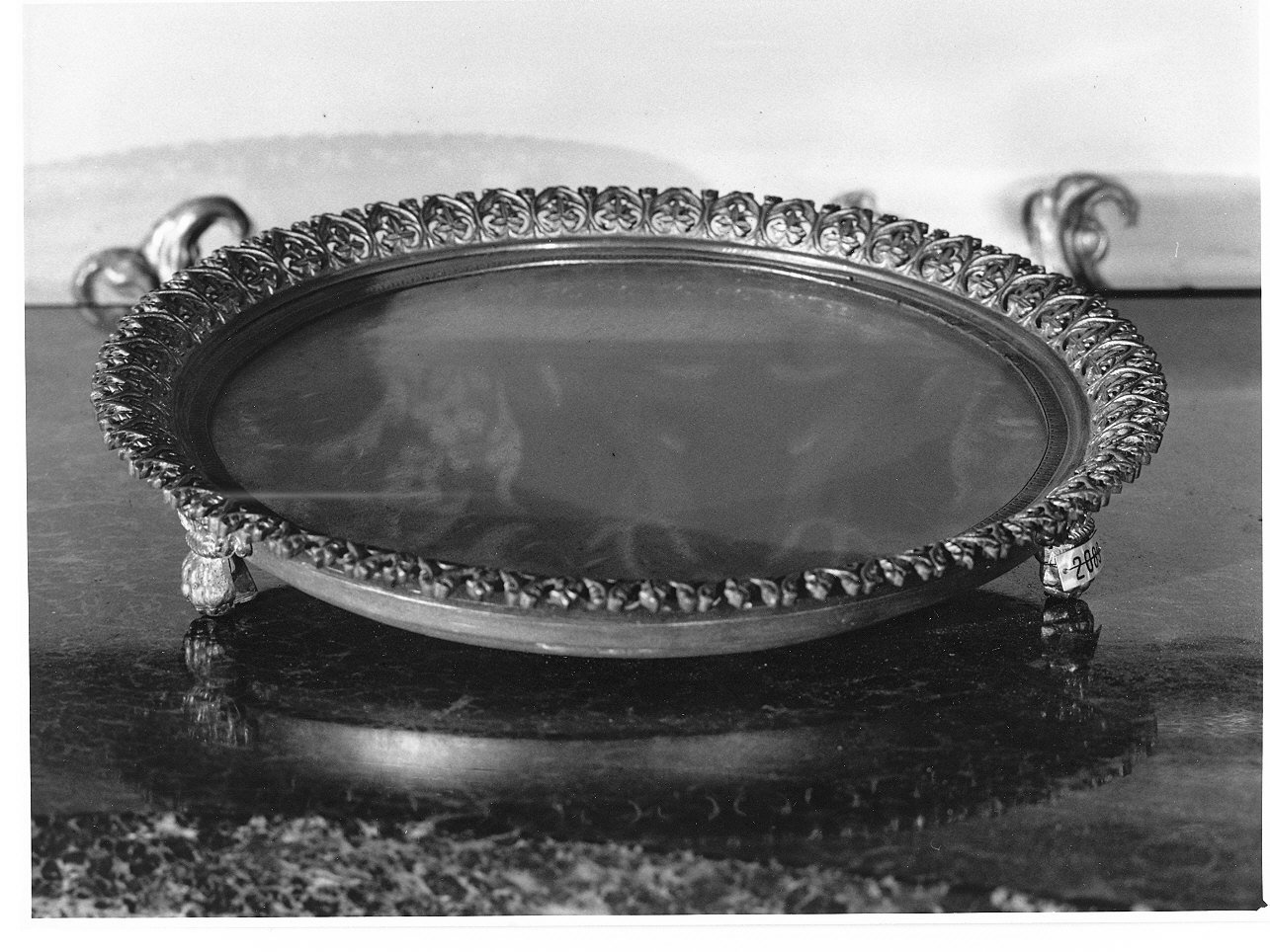 vassoio, opera isolata - PRODUZIONE LIGURE (fine sec. XIX)