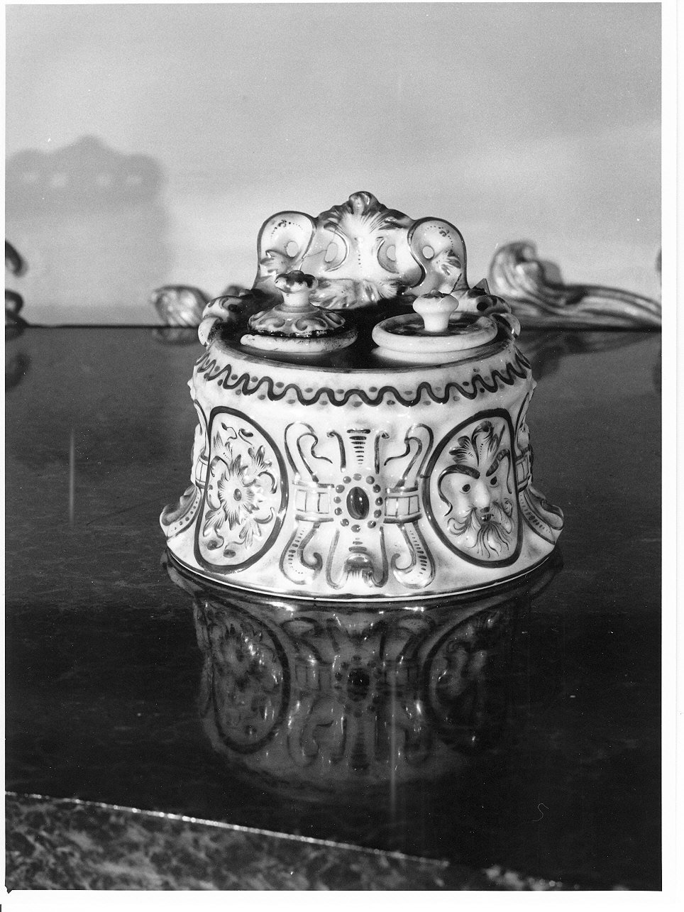 servizio per scrivere, opera isolata - produzione ligure (?) (fine sec. XIX)