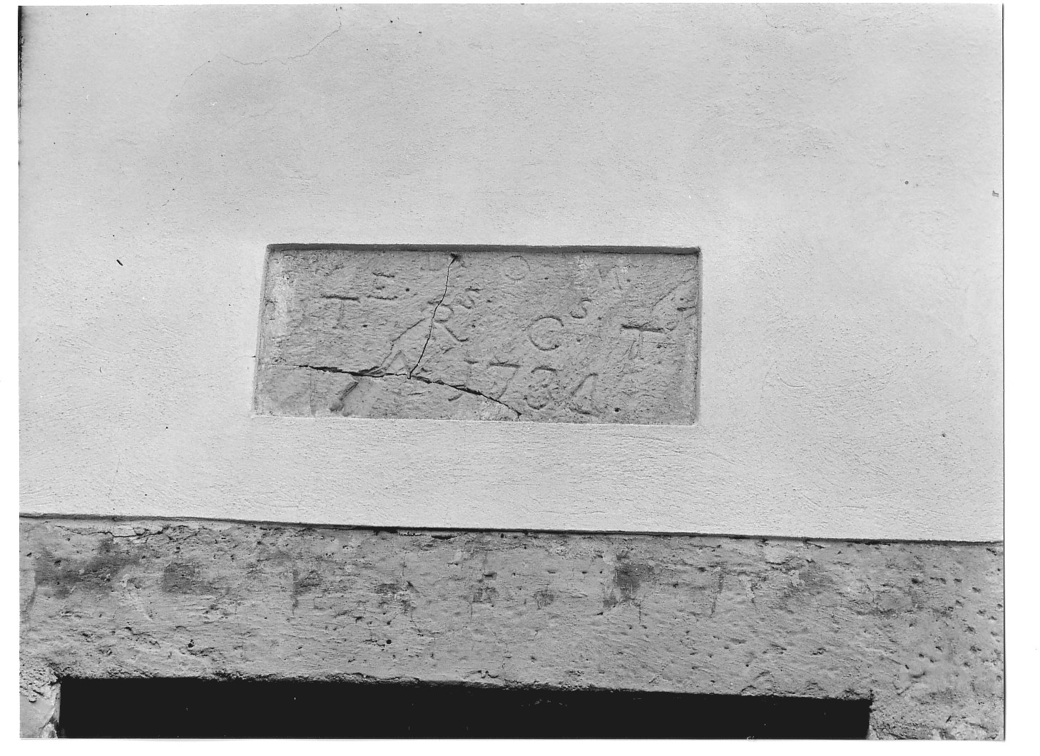 lapide, opera isolata - bottega genovese (secondo quarto sec. XVIII)