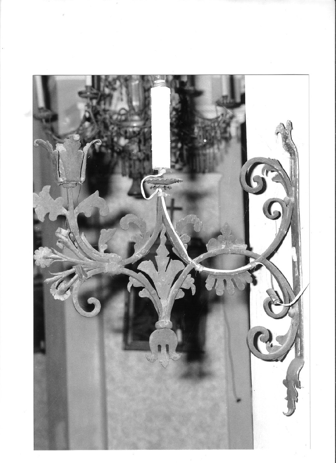 candeliere da parete, opera isolata - produzione Italia settentrionale (fine sec. XVIII)