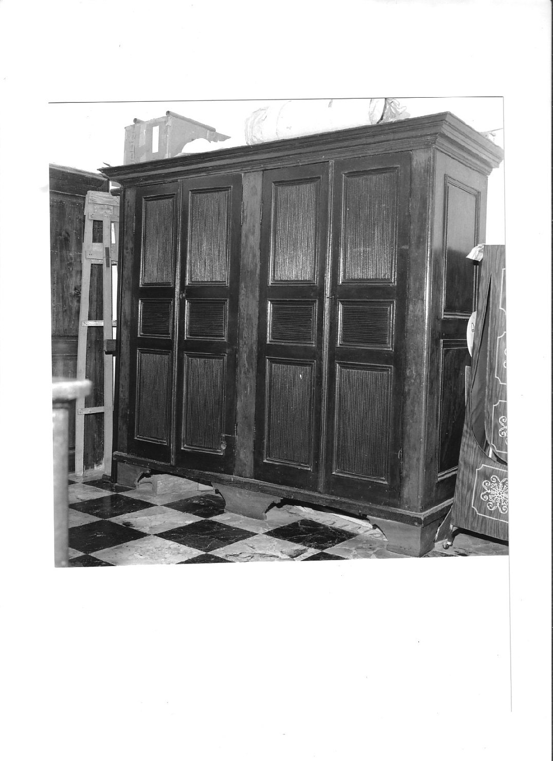 armadio, opera isolata - PRODUZIONE GENOVESE (seconda metà sec. XIX)