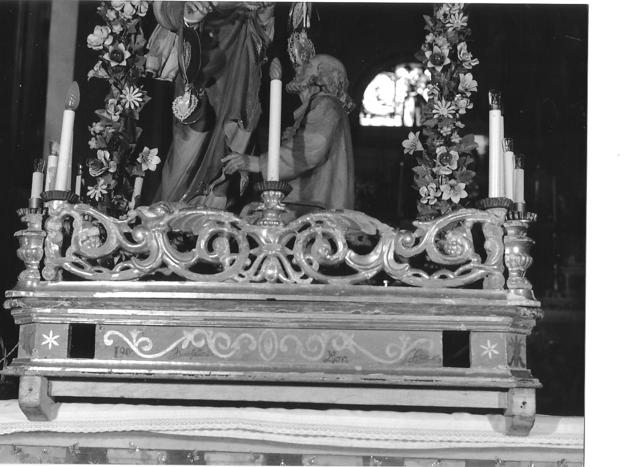 base processionale, opera isolata - PRODUZIONE GENOVESE (inizio sec. XIX, sec. XX)