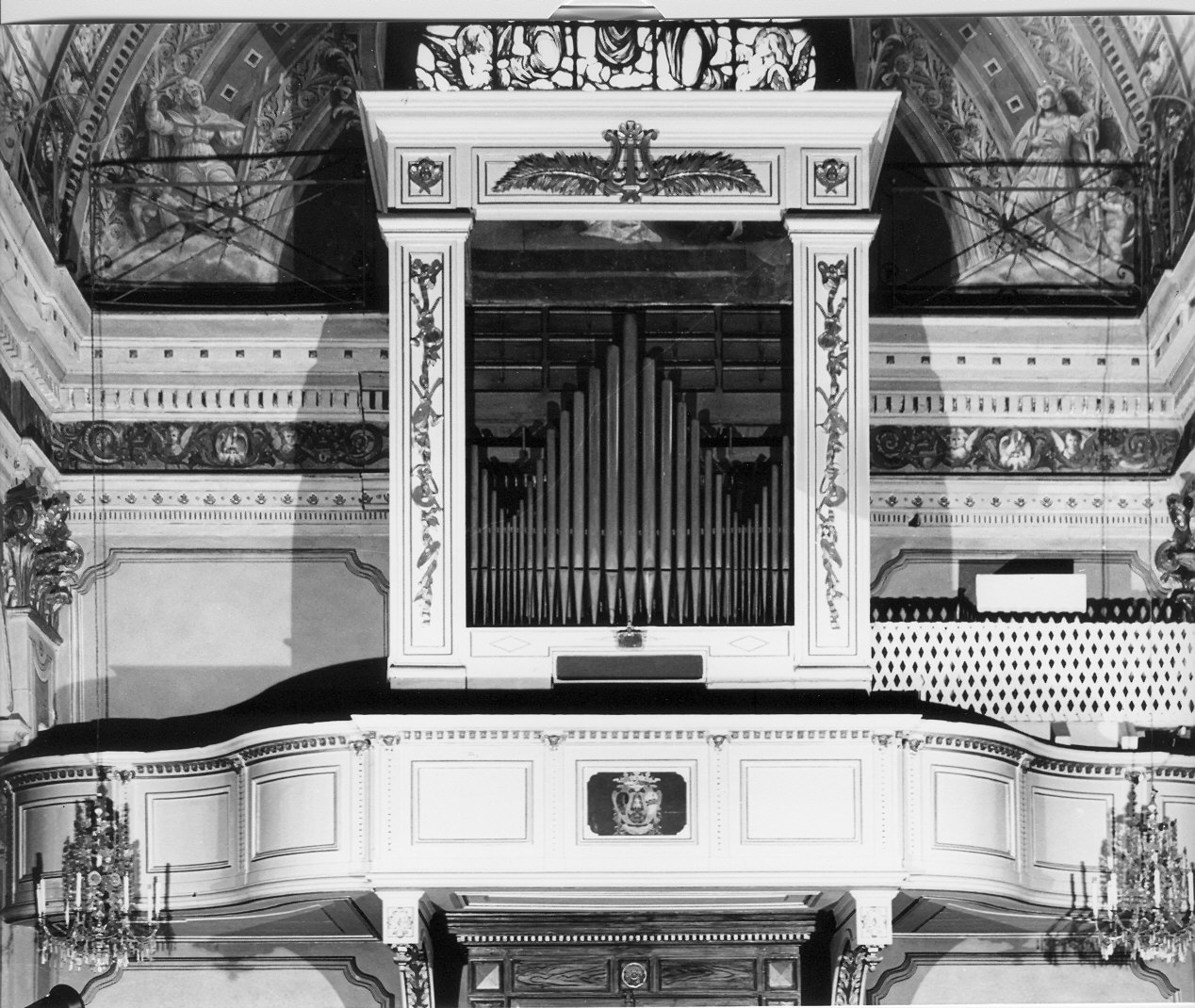 tribuna d'organo, opera isolata - bottega ligure (prima metà sec. XIX)