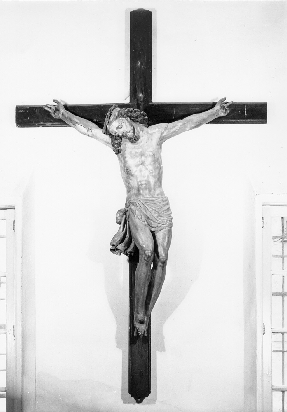 crocifisso, opera isolata - bottega ligure (prima metà sec. XIX)