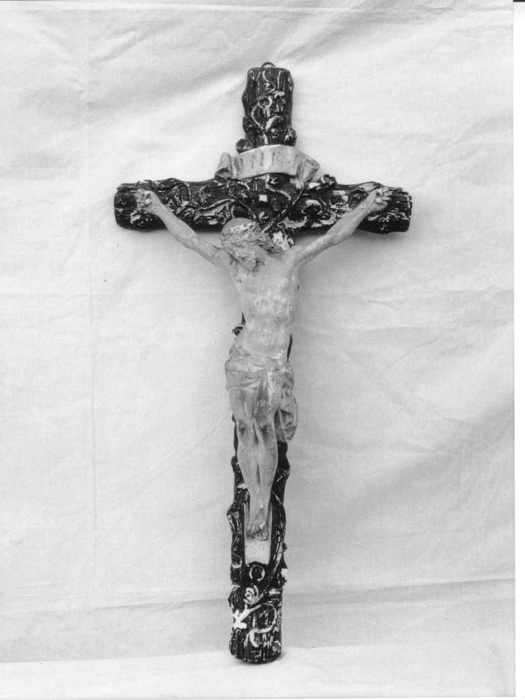 Cristo crocifisso (crocifisso, opera isolata) - bottega ligure (primo quarto sec. XX)