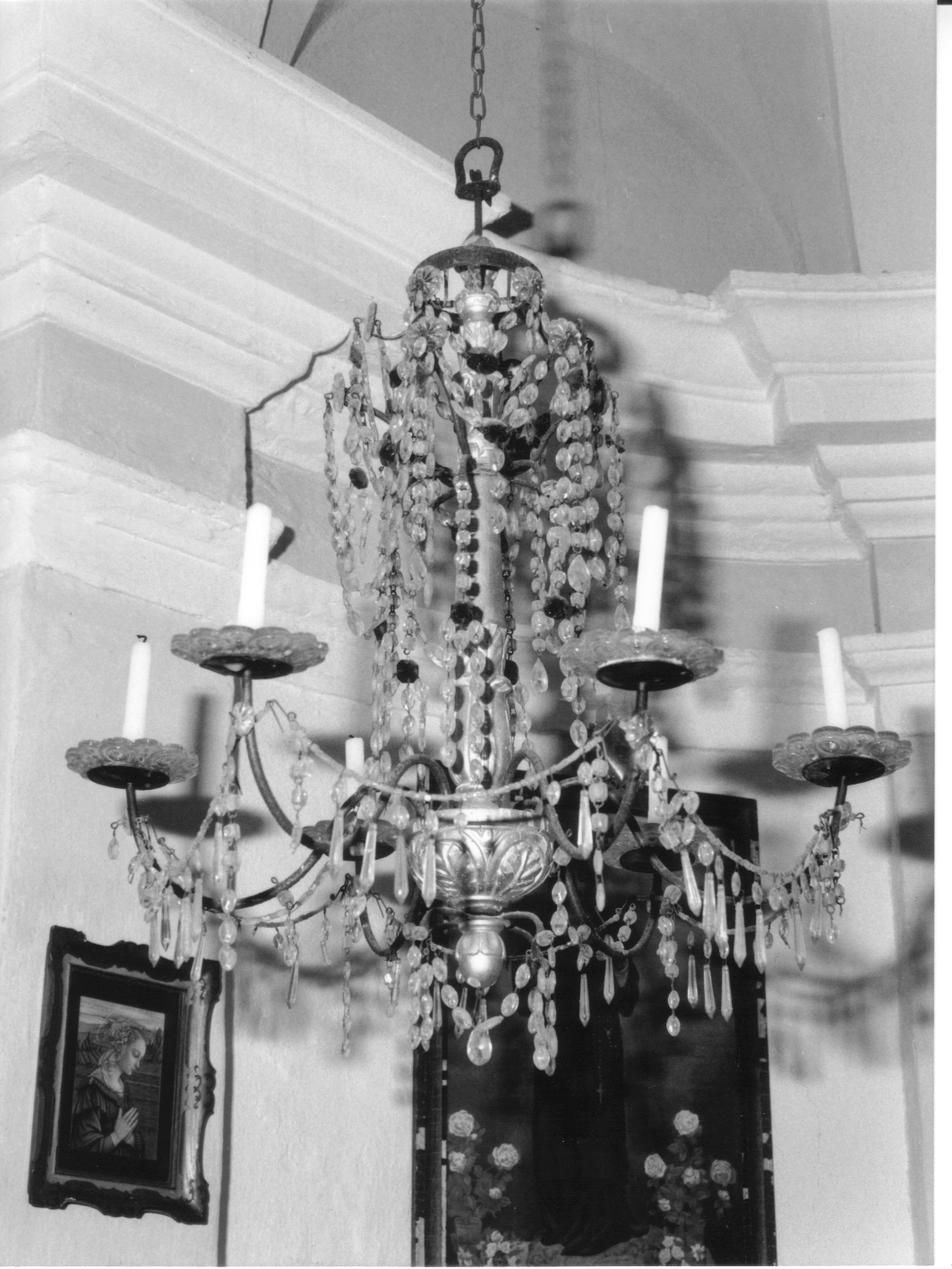 lampadario, serie - bottega genovese (seconda metà sec. XIX)