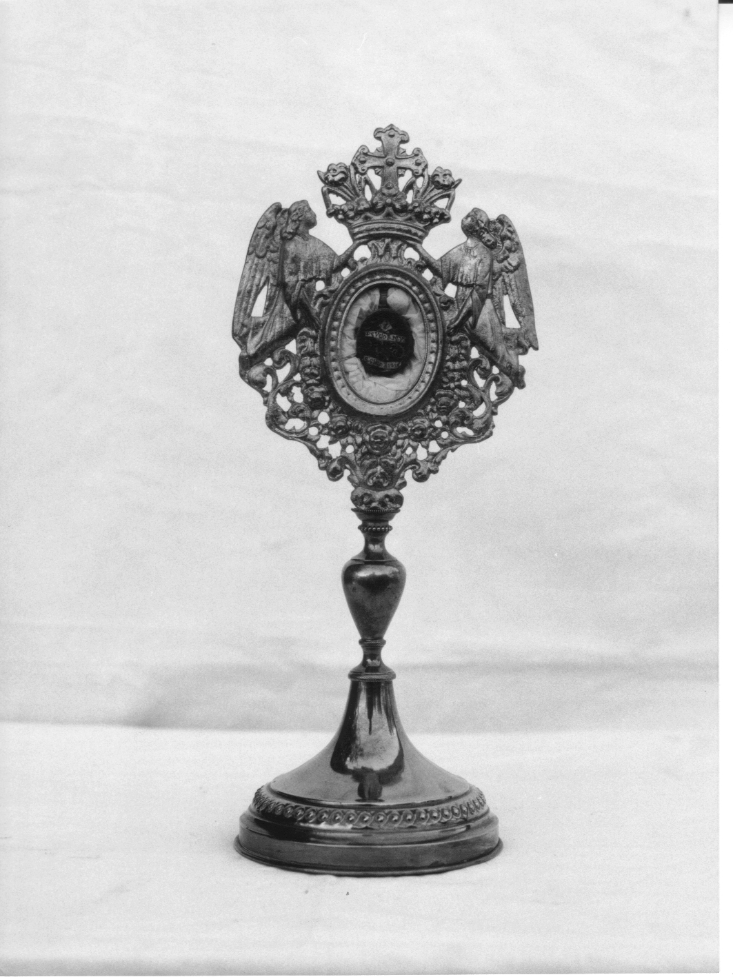 reliquiario - a ostensorio, opera isolata - bottega Italia settentrionale (primo quarto sec. XX)