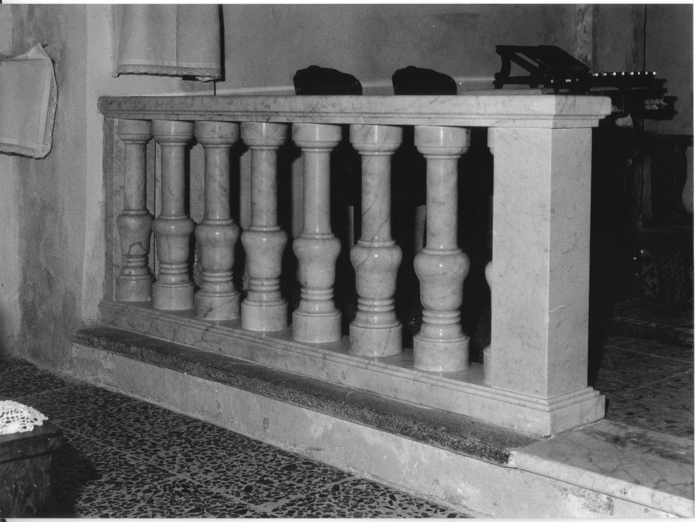 balaustrata, opera isolata - bottega genovese (seconda metà sec. XIX)