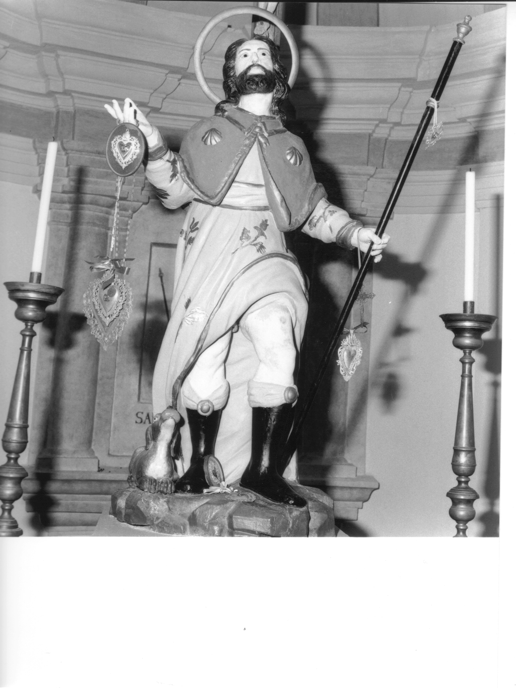 San Rocco (statua, opera isolata) - bottega genovese (secondo quarto sec. XIX)