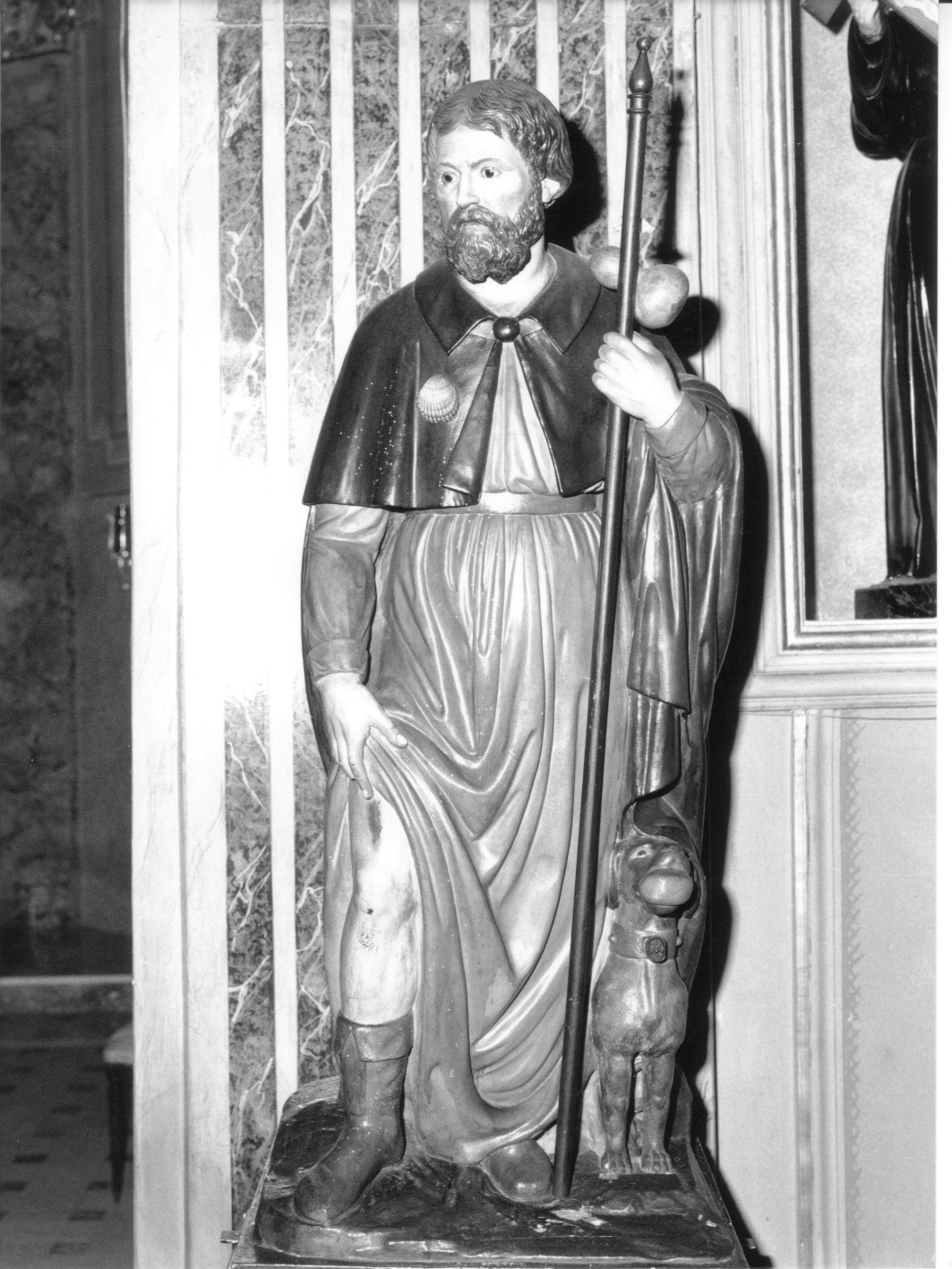 San Rocco (statua, opera isolata) - bottega genovese (sec. XIX)