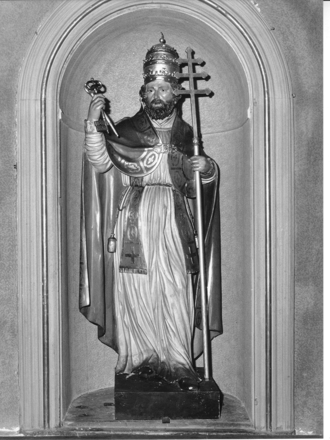 San Pietro (statua, opera isolata) - bottega Italia settentrionale (fine/inizio secc. XIX/ XX)