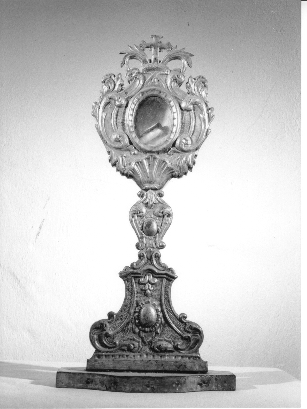 reliquiario - a ostensorio, serie - bottega genovese (sec. XIX)