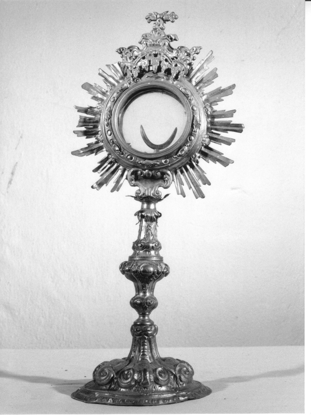 ostensorio - a raggiera, opera isolata - bottega genovese (metà sec. XVIII)