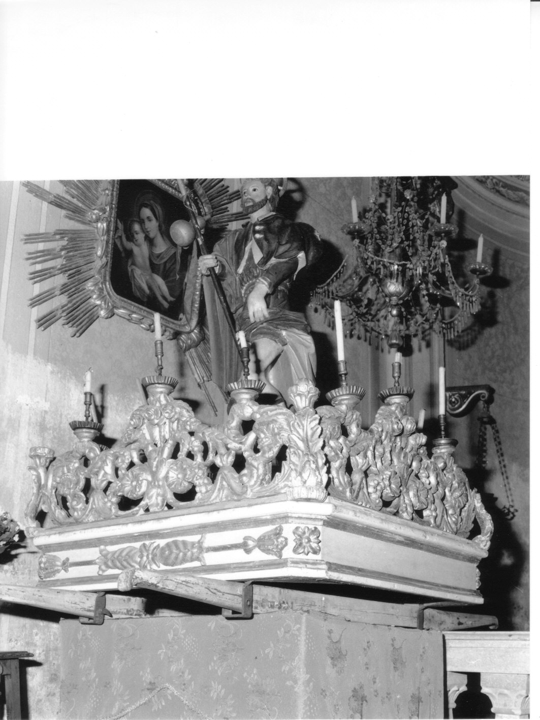 base processionale, opera isolata - bottega genovese (prima metà sec. XIX)