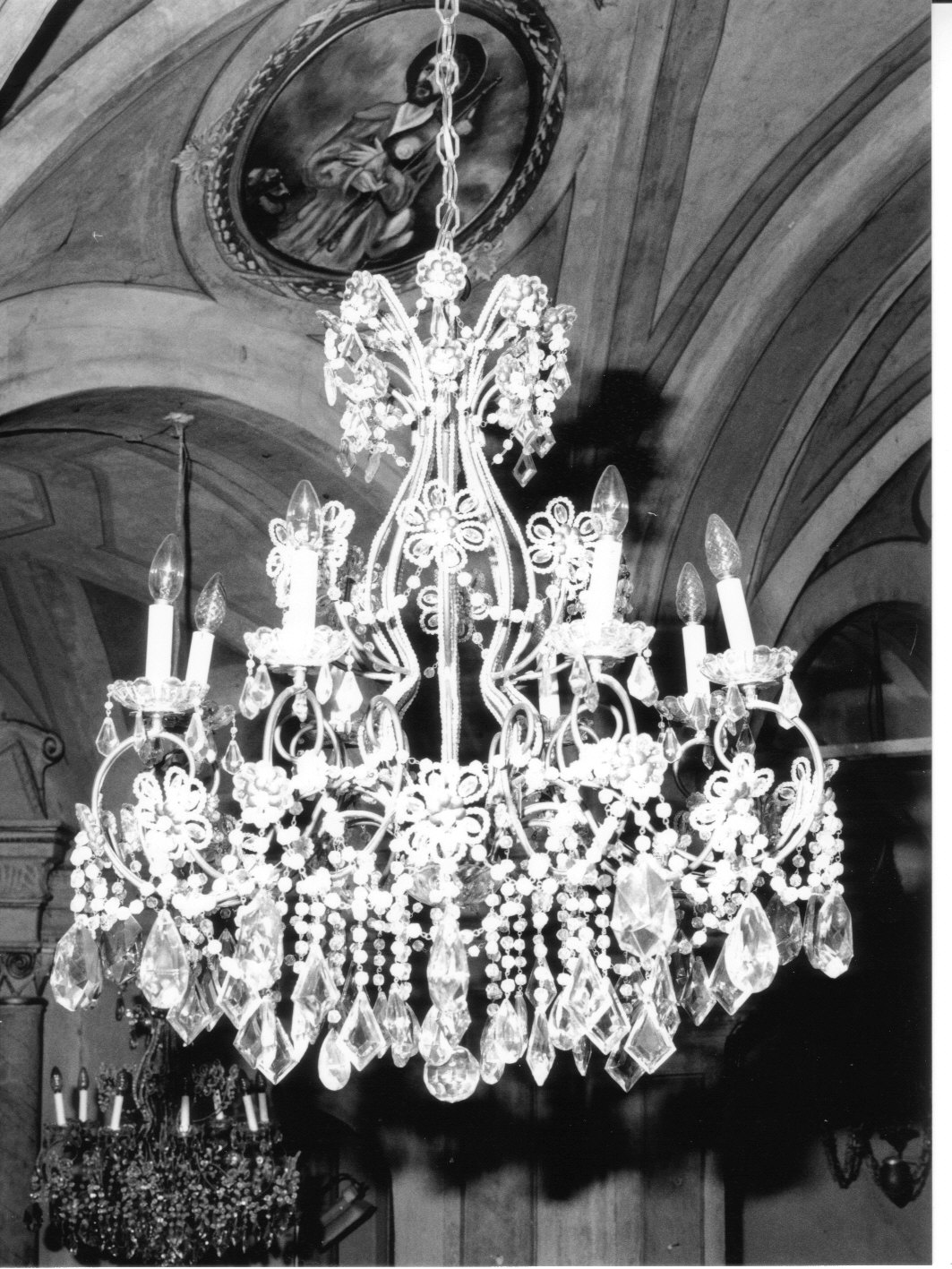 lampadario, serie - bottega muranese (sec. XIX)