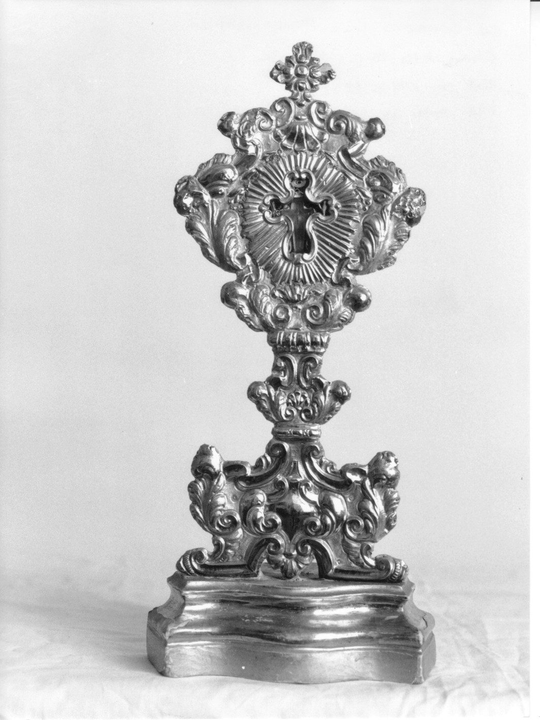 stauroteca, opera isolata - bottega romana (sec. XVIII)