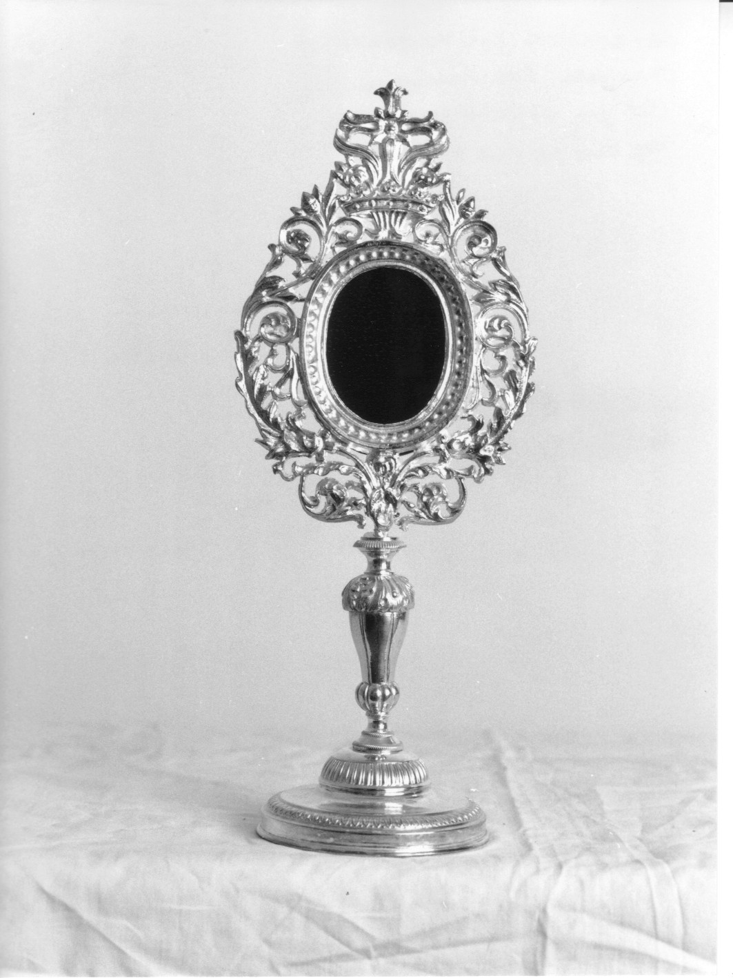 reliquiario - a ostensorio, opera isolata - bottega ligure (fine/inizio secc. XIX/ XX)