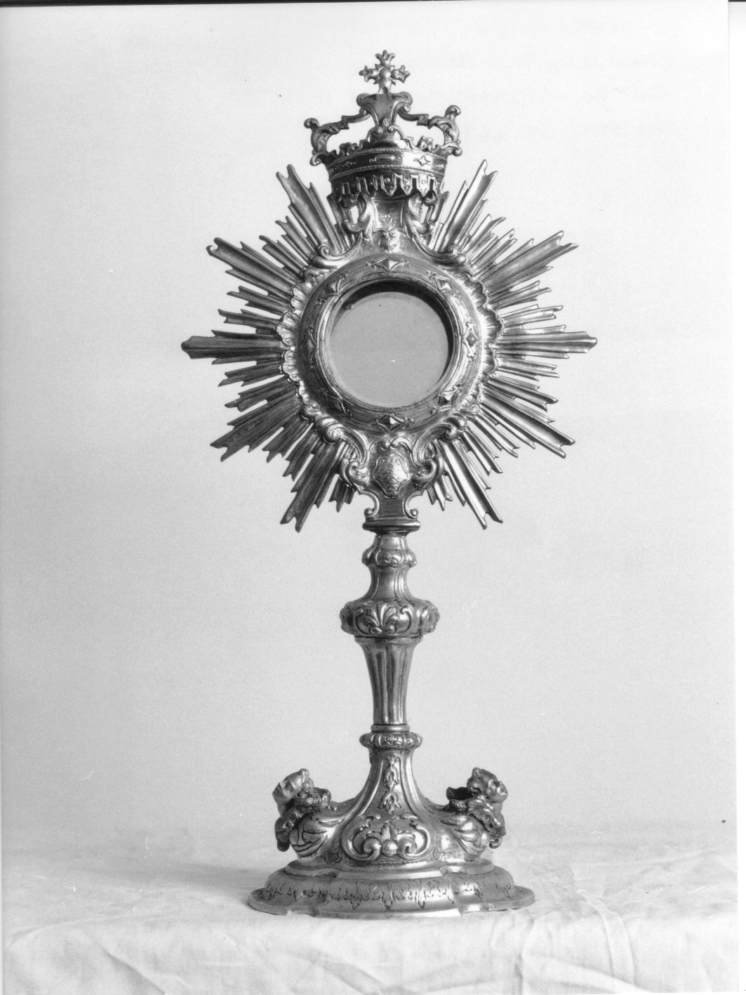 ostensorio, opera isolata - bottega genovese (terzo quarto sec. XVIII)