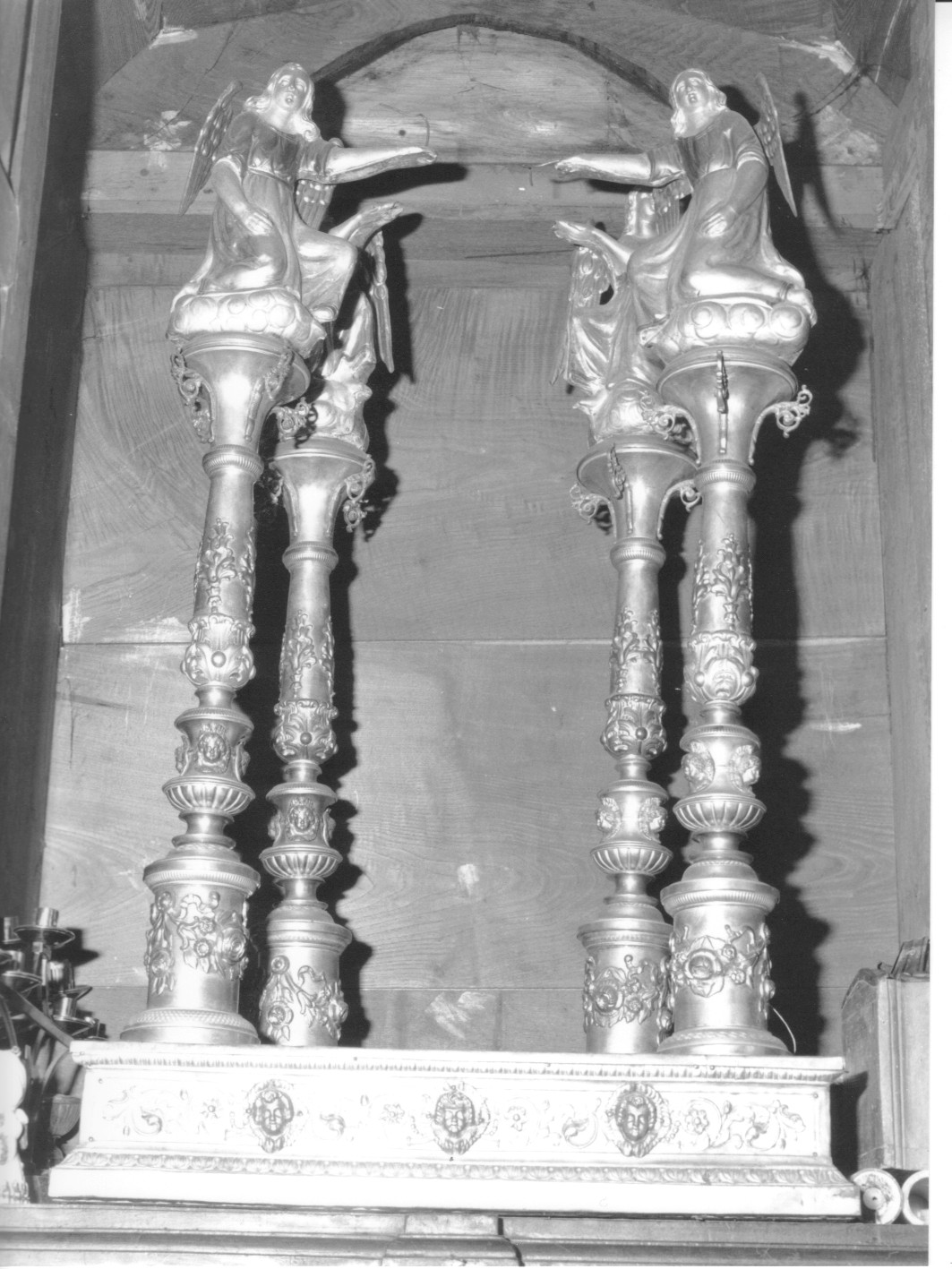 tronetto per esposizione eucaristica, opera isolata - bottega Italia settentrionale (fine/inizio secc. XIX/ XX)