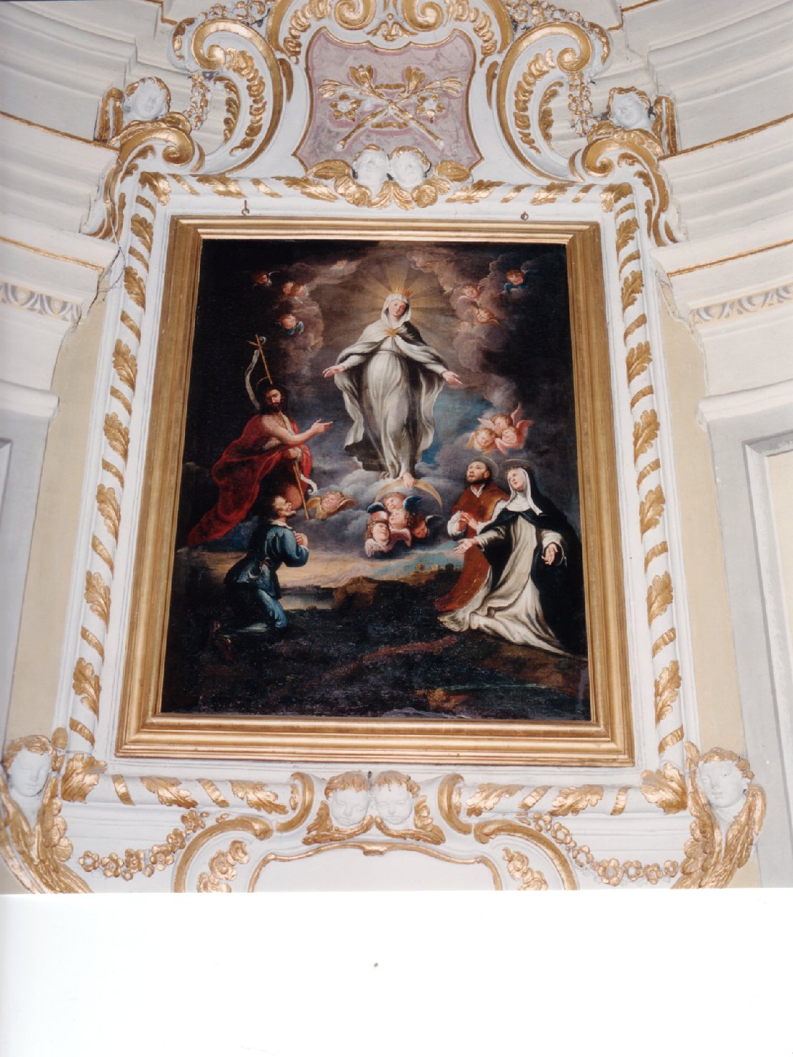 Madonna Immacolata e Santi (dipinto, opera isolata) - ambito ligure (seconda metà sec. XVIII)