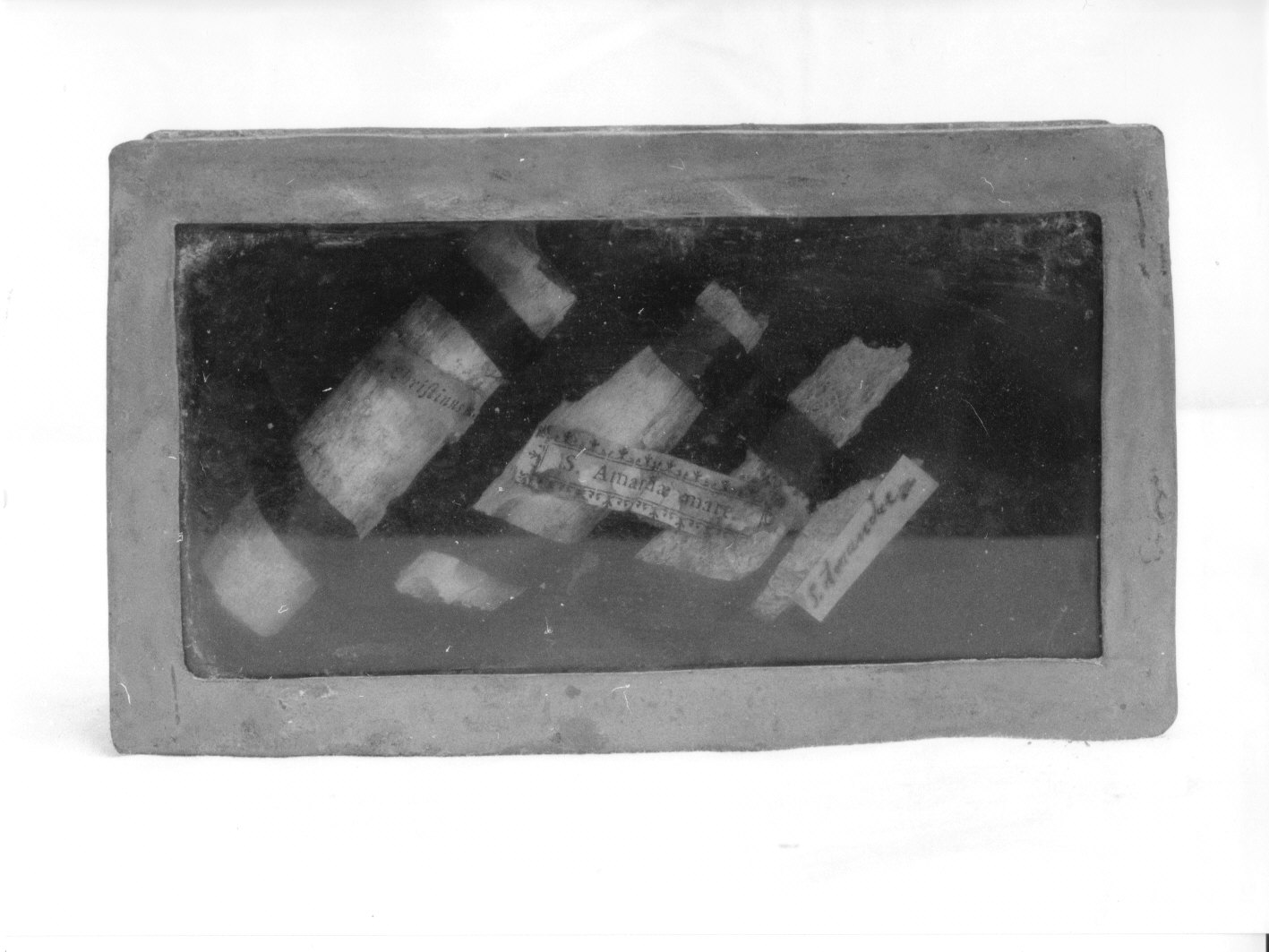 reliquiario a teca - a cassetta, serie - bottega genovese (sec. XVIII)