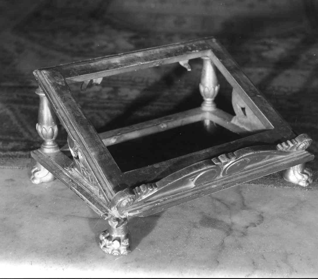 leggio d'altare, opera isolata - bottega ligure (seconda metà sec. XIX)