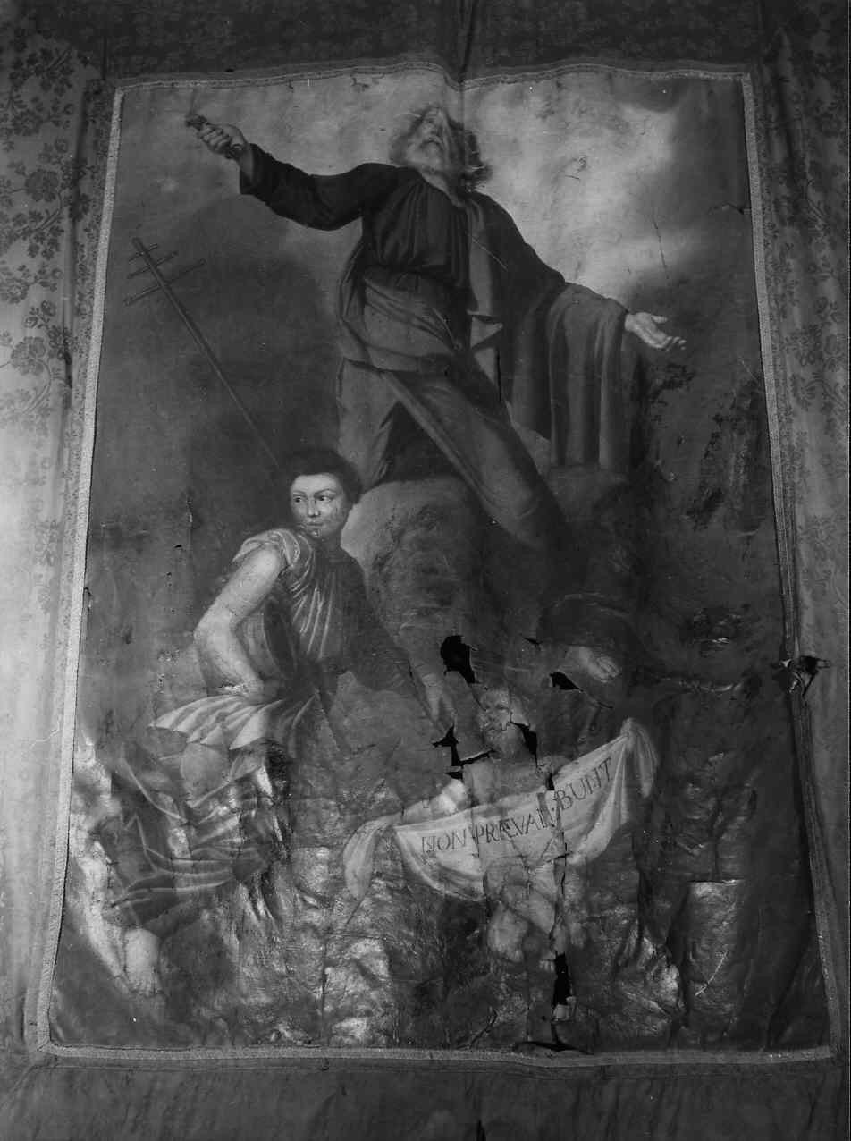 San Pietro in gloria (dipinto, elemento d'insieme) di Bruno Francesco (prima metà sec. XVIII)