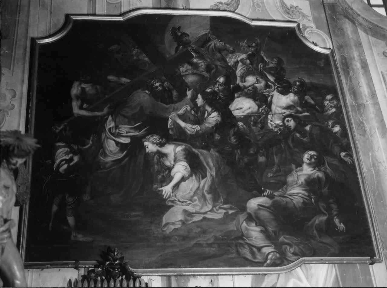 salita di Cristo al monte Calvario (dipinto, opera isolata) di De Ferrari Lorenzo (prima metà sec. XVIII)