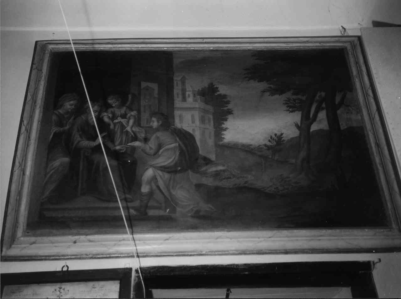 Tobia ridona la vista al padre (dipinto, pendant) - ambito ligure (prima metà sec. XIX)