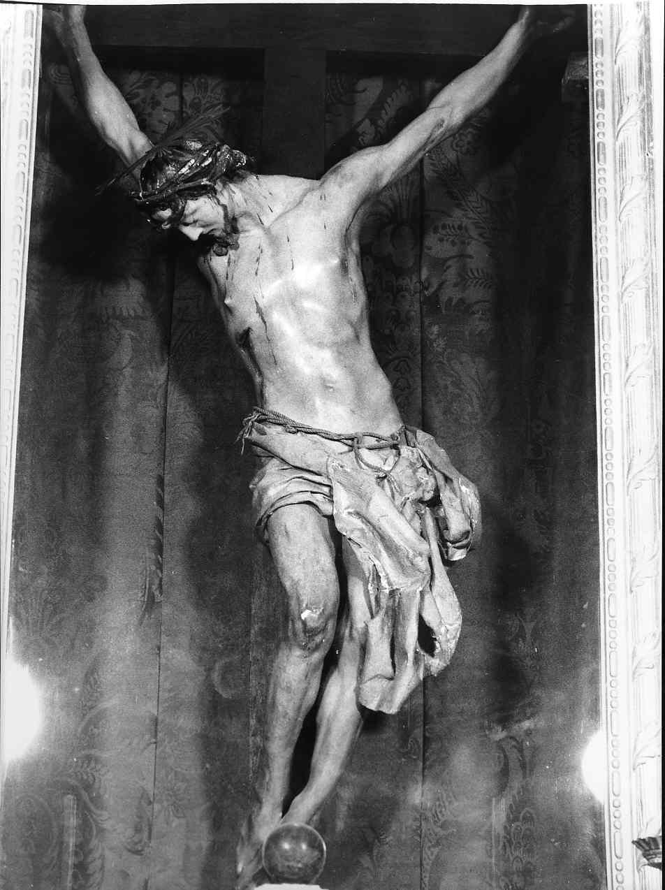 crocifissione di Cristo (crocifisso, opera isolata) - bottega ligure (fine sec. XVII)