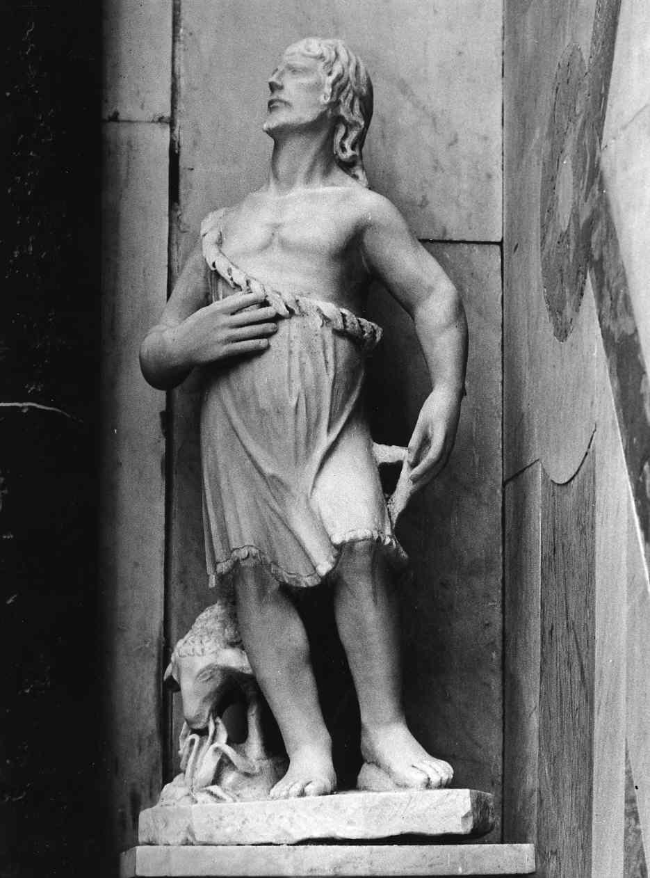 San Giovanni Battista (statua, opera isolata) - bottega italiana (seconda metà sec. XIX)