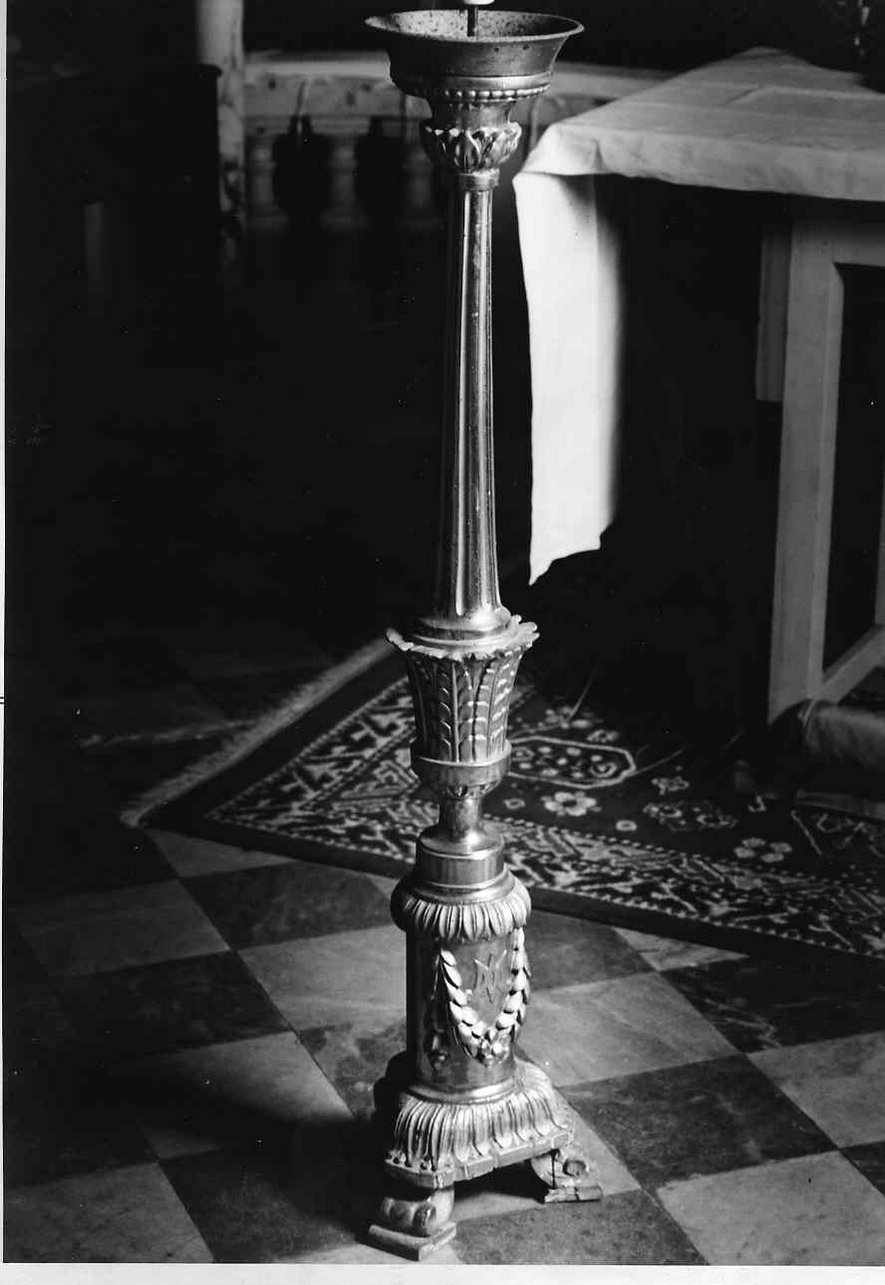 candeliere, serie - bottega ligure (fine sec. XVIII)