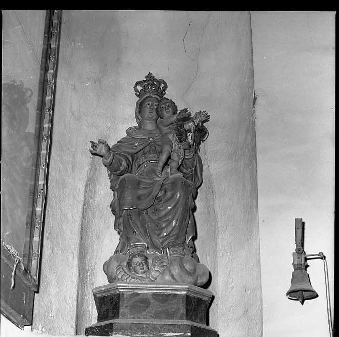 Madonna del Carmelo (statua, opera isolata) - bottega ligure (secc. XVIII/ XIX)
