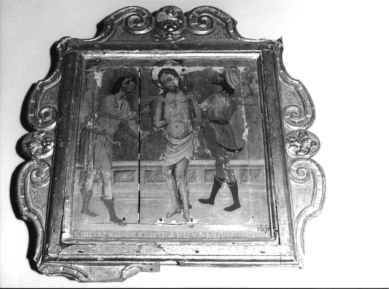 Cristo alla colonna (tavola, opera isolata) - ambito ligure (sec. XV)